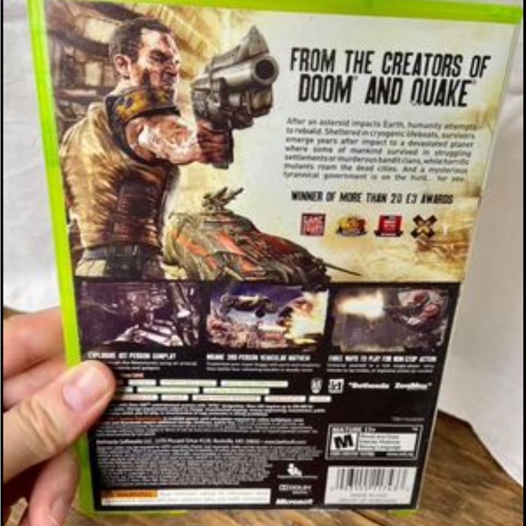 360 Xbox Game Rage First-Person Shooter Video Game Hardcopy - Works - Picture 3 of 5